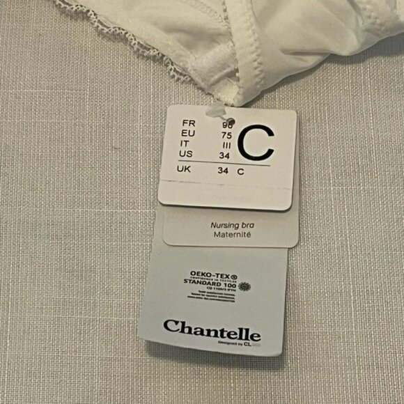 NWT Chantelle Merci Lightweight Nursing Bra in White Size 34C - Picture 7 of 8
